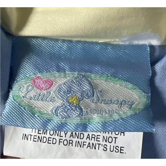 VTG Lambs & Ivy Little Snoopy Nursery Pillow - Pastel Kawaii Coquette - Picture 6 of 7